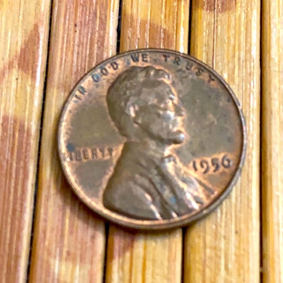 Vintage 1956 Lincoln Wheat One Cent - Picture 1 of 2